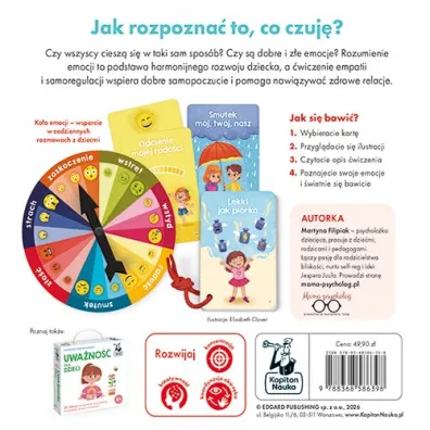 Emocje. Zabawy dla dzieci. Kapitan Nauka