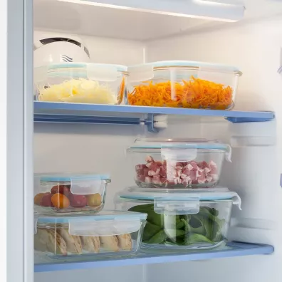 5five Simply Smart Szklany pojemnik na ywno ClipEat 1100 ml