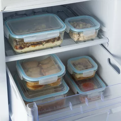 5five Simply Smart Szklany pojemnik na ywno ClipEat 1100 ml