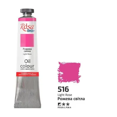 Rosa Farba olejna light rose 516 45ml