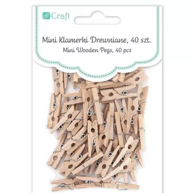 Dalprint Klamerki mini drewniane 2,5 cm