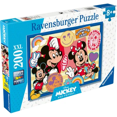 Puzzle dla dzieci 200 el. XXL Mickey and Minnie Ravensburger