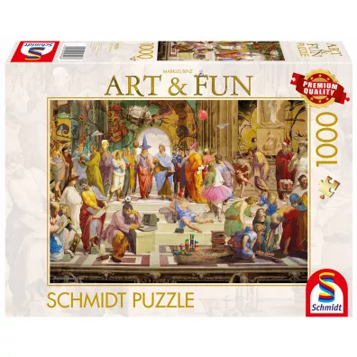 Puzzle 1000 el. PQ Szko�a Ate�ska 2024 Markus Binz 112724 Schmidt