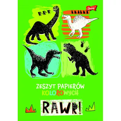 St. Majewski Zeszyt papier�w kolorowych A5