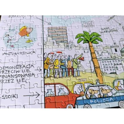 Puzzle 1000 el. Warszawa MDR