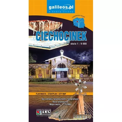 Plan miasta - Ciechocinek 1:9 000