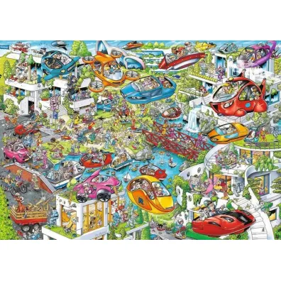 Puzzle 2D: Ray`s Comic 1000el Ravensburger