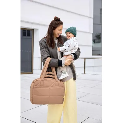 Lassig Green Label Torba dla mam z akcesoriami Everyday almond