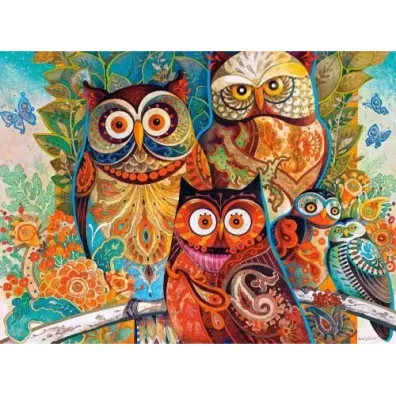 Puzzle 2000 el. Sowy Castorland