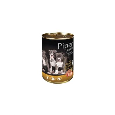 Piper Junior Karma mokra dla szczenit z odkami kurczaka i ryem 400 g