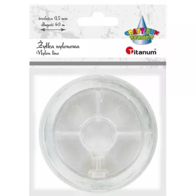 Hasta �y�ka nylonowa przezroczysta 0,5 mm, 40 m