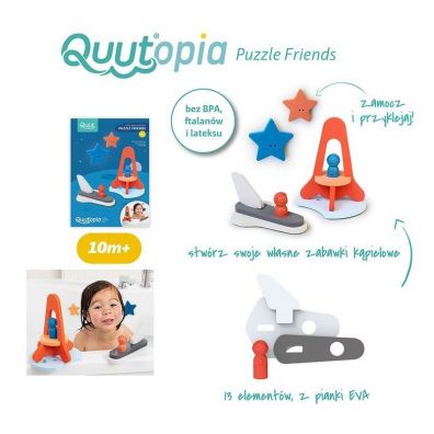 Zestaw puzzli piankowych 3D Quutopia Wyprawa na ksiyc
