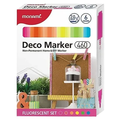 Astra Markery dekoracyjne fluorescencyjne Deco Marker 6 szt.