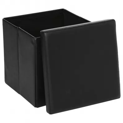 Atmosphera Pufa Callie Black 38x38 cm