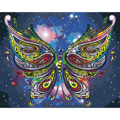 Norimpex Malowanie po numerach - Motyl 40x50cm