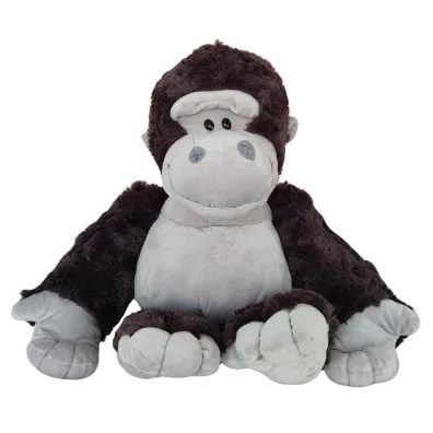 Goryl pluszowy ciemnoszary 22cm LeanToys