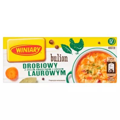 Winiary Bulion drobiowy z zielem angielskim i liciem laurowym 120 g
