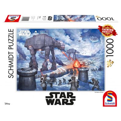 Zdjęcia - Puzzle i mozaiki Schmidt Puzzle 1000 el. Star Wars, Bitwa o Hoth, Thomas Kinkade 