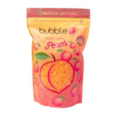 Bubble T Bath Salts sl do kpieli Peach 500 g