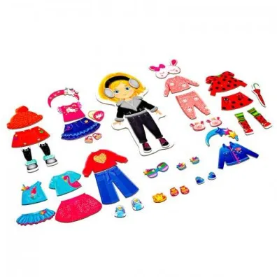 Puzzle Magnetyczna Ubieranka. Nikole Little Fashion Girl Roter Kafer