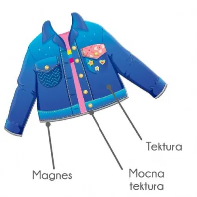 Puzzle Magnetyczna Ubieranka. Nikole Little Fashion Girl Roter Kafer