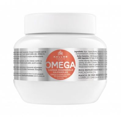 Kallos Regenerująca odżywka z kompleksem omega-6 i olejem makadamii 275 ml