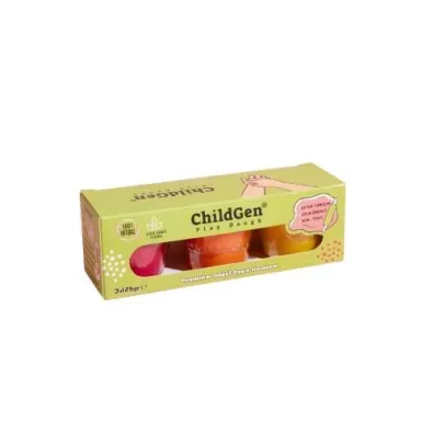 Ciastolina naturalna w s�oiczkach 3 kolory ChildGen