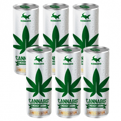Komodo Napój energetyczny Cannabis Zestaw 6 x 250 ml