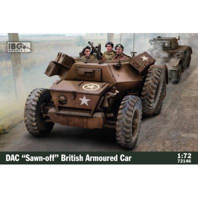 Фото - Машинка DAC Model plastikowy  Sawn off British Armoured Car 1/72 Ibg 