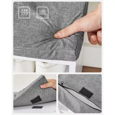 Songmics Szafka na buty z siedziskiem 15 pek