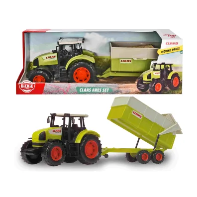 Traktor Claas Ares z przyczep� Dickie Toys