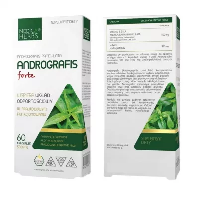 Medica Herbs Andrografis Forte Suplement diety 60 kaps.