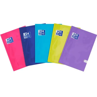 Brulion Oxford Touch A4 96 kartek w kratk� z marginesem kratka 96 kartek