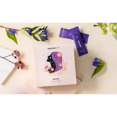 HealthLabs GlowMe Formua dla skry spragnionej blasku - suplement diety 30 sasz.