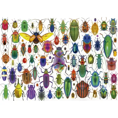 Puzzle 500 el. Kolorowe owady Educa