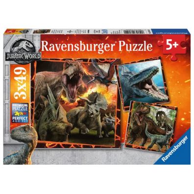Puzzle 3x49 el. Jurassic World 2 080540 Ravensburger