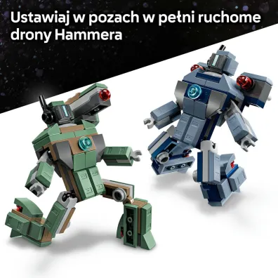 LEGO Marvel Iron Man i War Machine kontra drony Hammera 76320