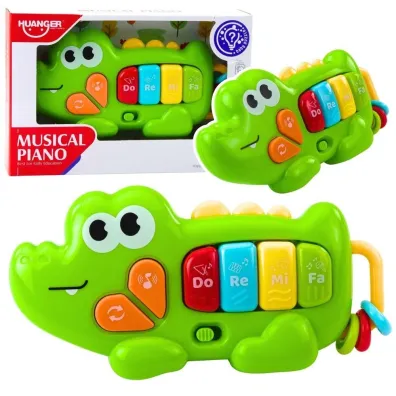 LeanToys Pianino interaktywne Krokodyl