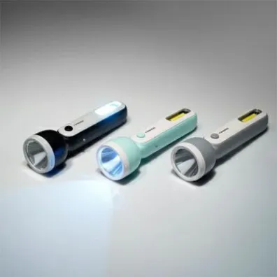 Tiross Latarka �adowalna 3w led+1w cob