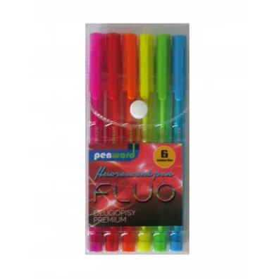 Polsirhurt D�ugopisy fluo 6 szt.
