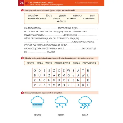 Na tropie p�r roku Jesie� materia�y dla uczni�w z niepe�nosprawno�ci� intelektualn�