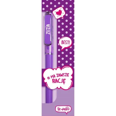 Be-Happy Gifts D�ugopis Pop Art - Zuzia