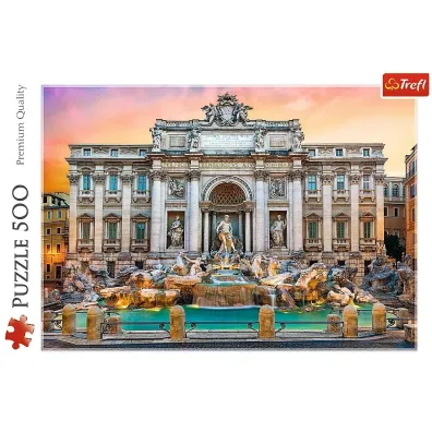 Puzzle 500 el. Fontanna di Trevi, Rzym Trefl