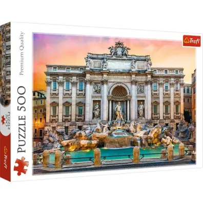 Puzzle 500 el. Fontanna di Trevi, Rzym Trefl