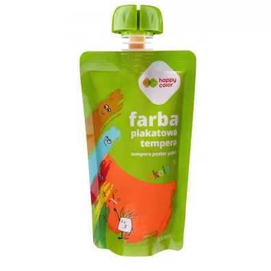 Happy Color Farba plakatowa tempera pomara�czowy 100 ml