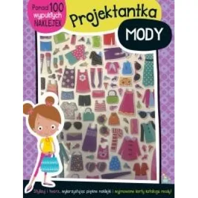 Projektantka mody. Ponad 100 wypuk�ych naklejek