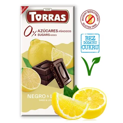 Torras Czekolada gorzka z cytryn� bezglutenowa 75 g
