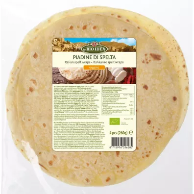 La Bio Idea Tortilla orkiszowa piadina 4 x 65 g Bio