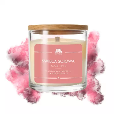 Big Nature �wieca sojowa zap. insp. LA VIE EST BELLE 225 g