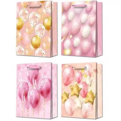 W&k Torebka prezentowa M Balony